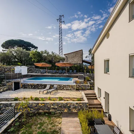 Lägenhet - Attico Vista Mare Con Terrazza E Piscina Rapallo